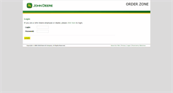 Desktop Screenshot of orderzone.deere.com