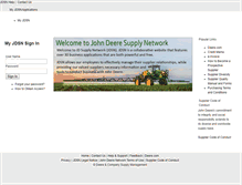 Tablet Screenshot of jdsn.deere.com